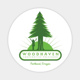 Woodhaven Basic Logo Magnet